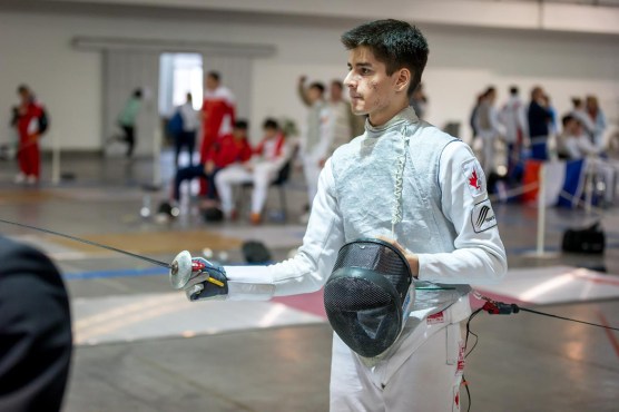 Youth Olympic Games fencer Dylan French.