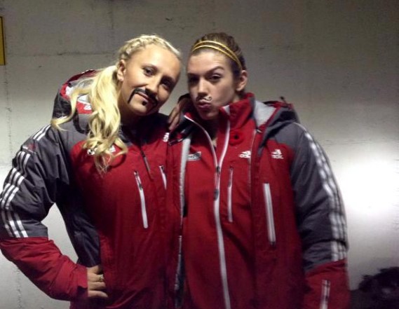 Humphries-Valois Movember Photo : Bobsleigh Canada Skeleton