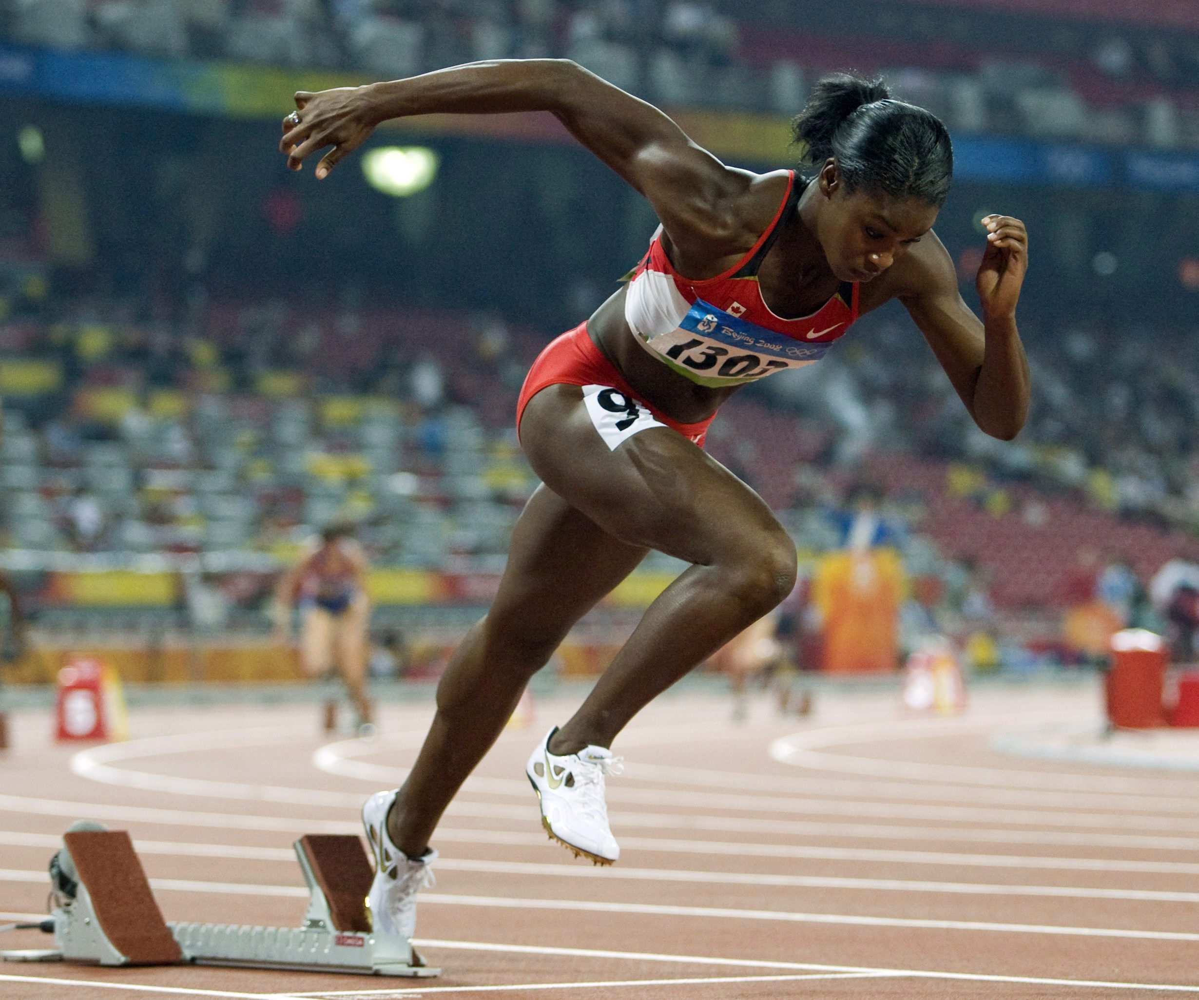 Carline Muir aux Mondiaux d'athlétisme de 2015