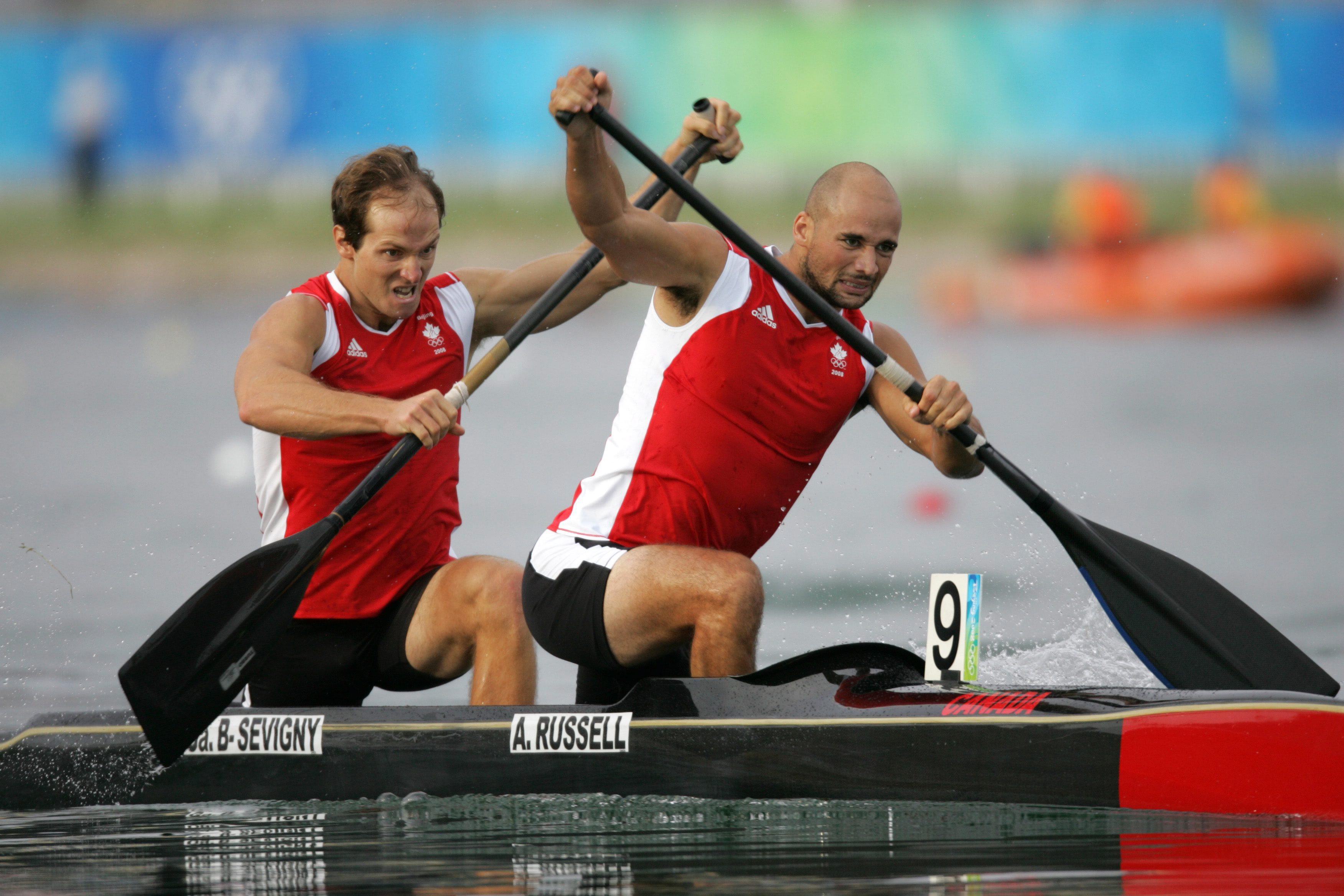 Gabriel Beauchesne-Sevigny (gauche) et Andrew Russell