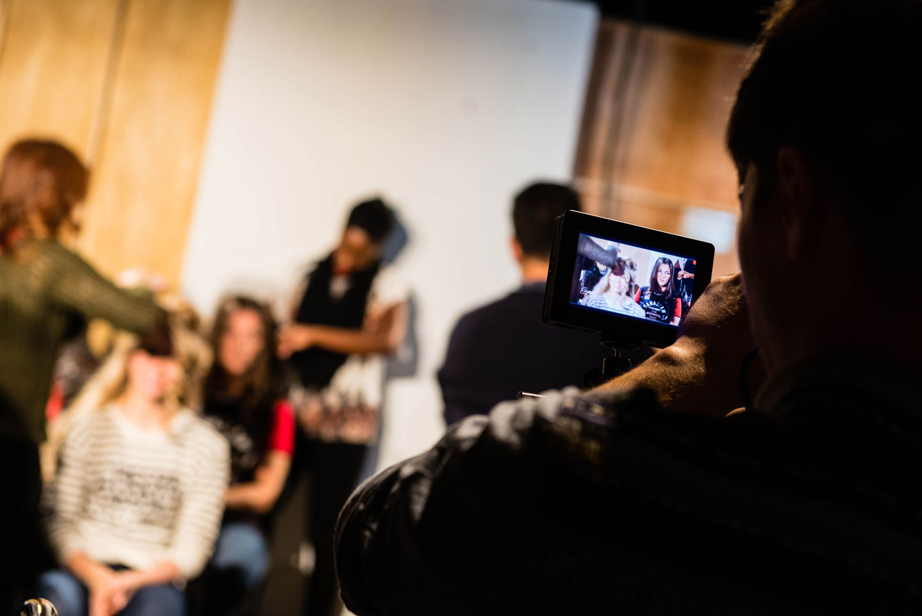 Dans les coulisses. Photo: Winston Chow