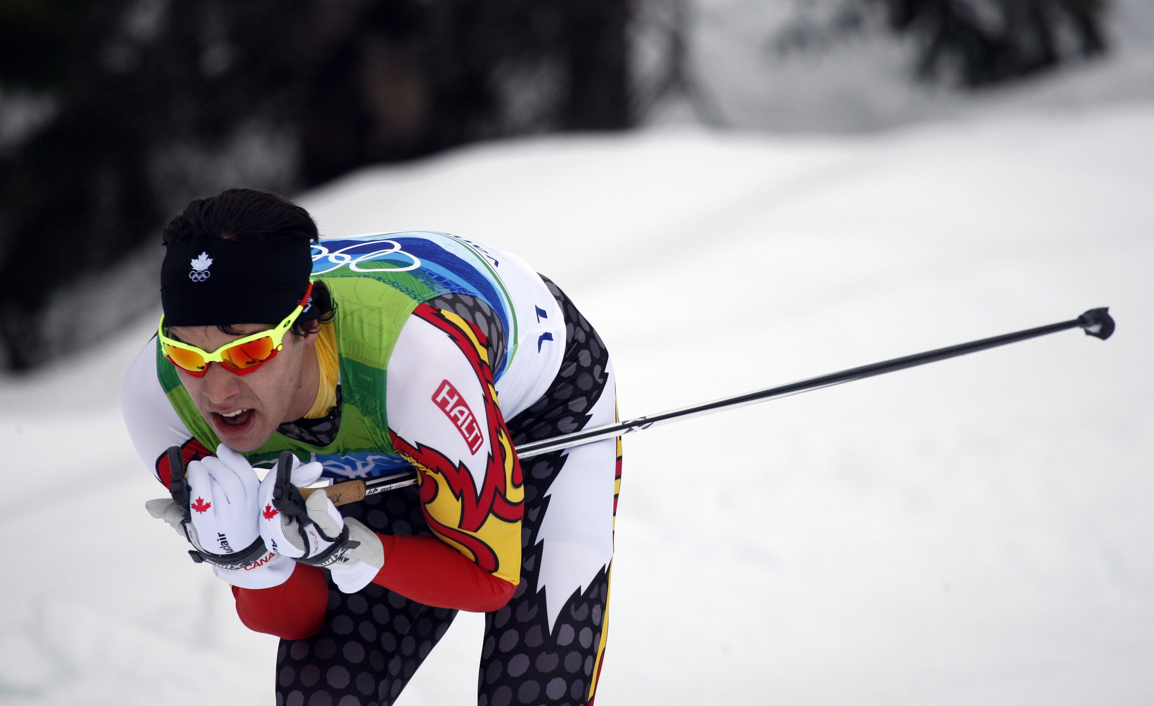 Alex Harvey en descente de ski