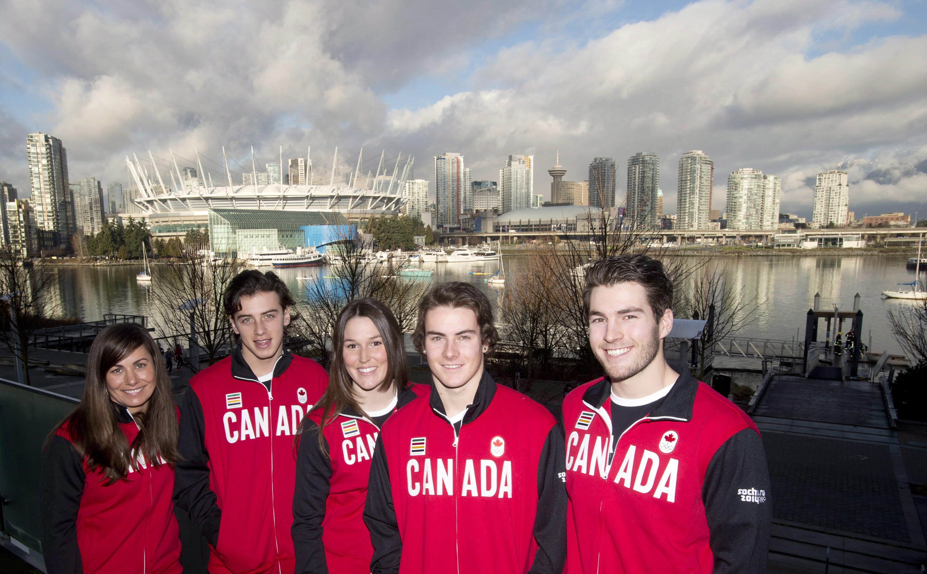 Maëlle Ricker, Mark McMorris, Spencer O'Brien, Sébastien Toutant, Chris Robanske