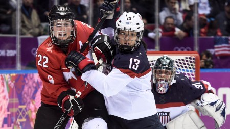 Hayley Wickenheiser Julie Chu Jessie Vetter Hayley Wickenheiser Julie Chu Jessie Vetter