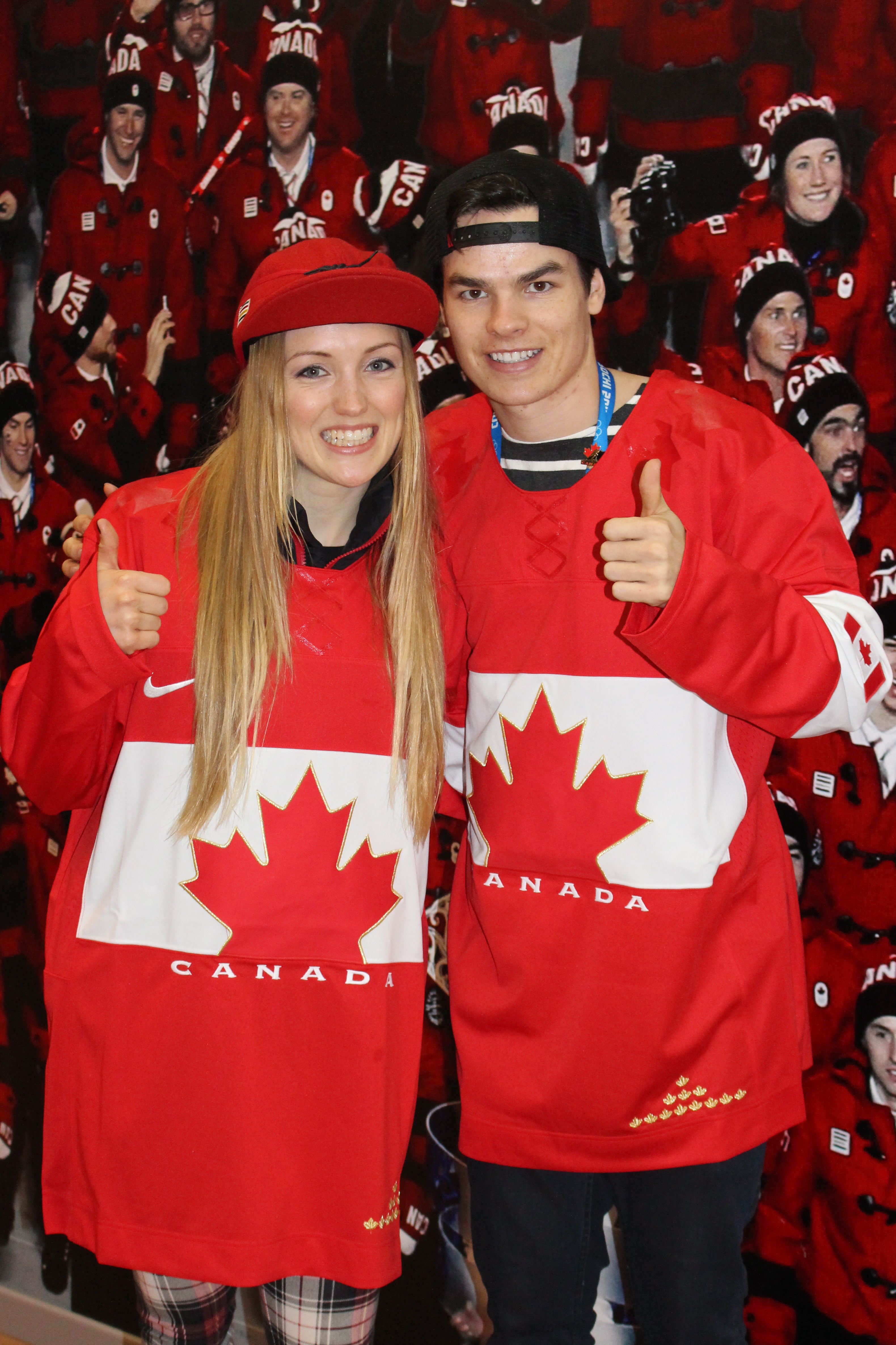 Justine Dufour-Lapointe et Mikaël Kingsbury