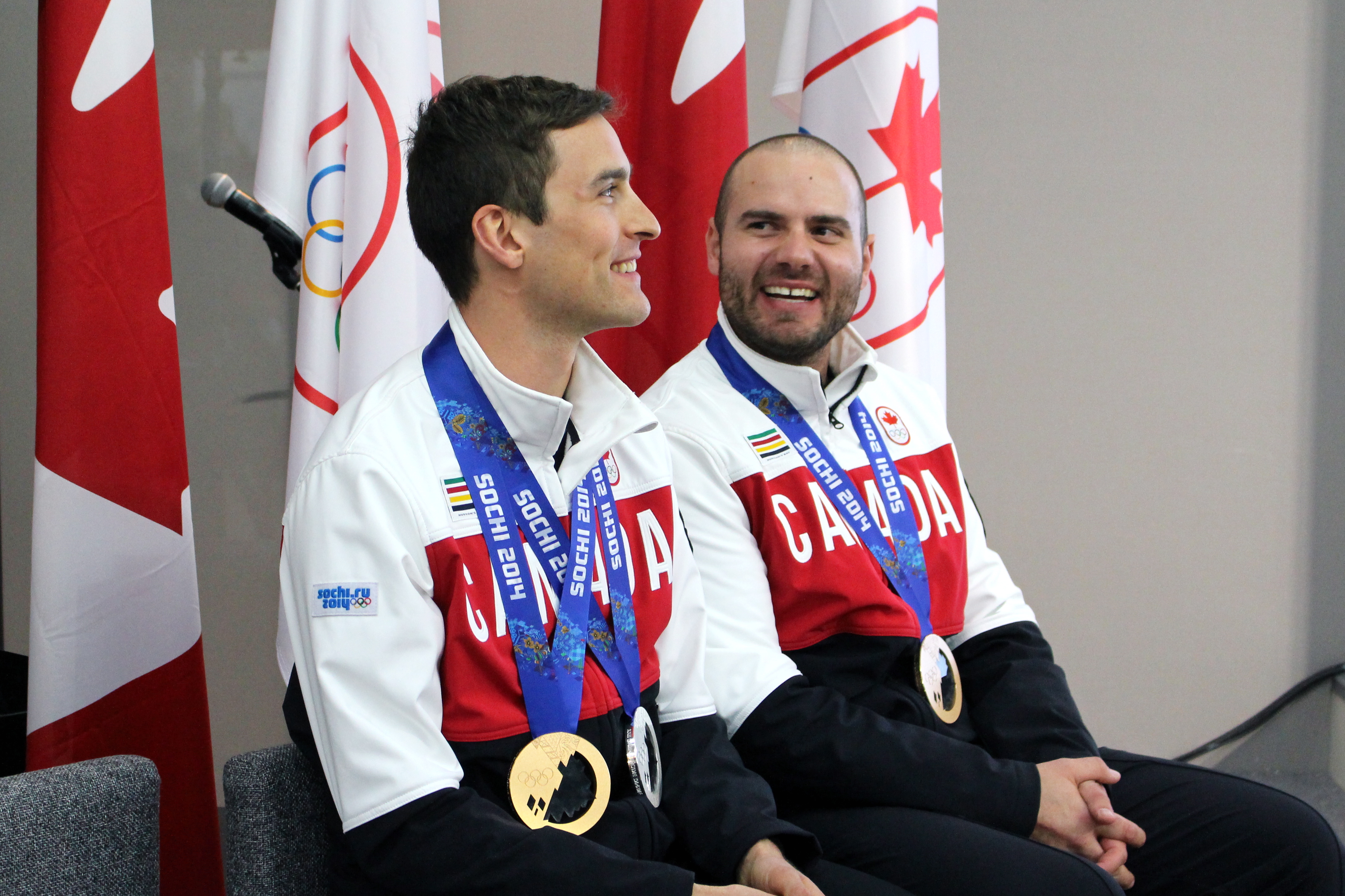 Denny Morrison et Jan Hudec