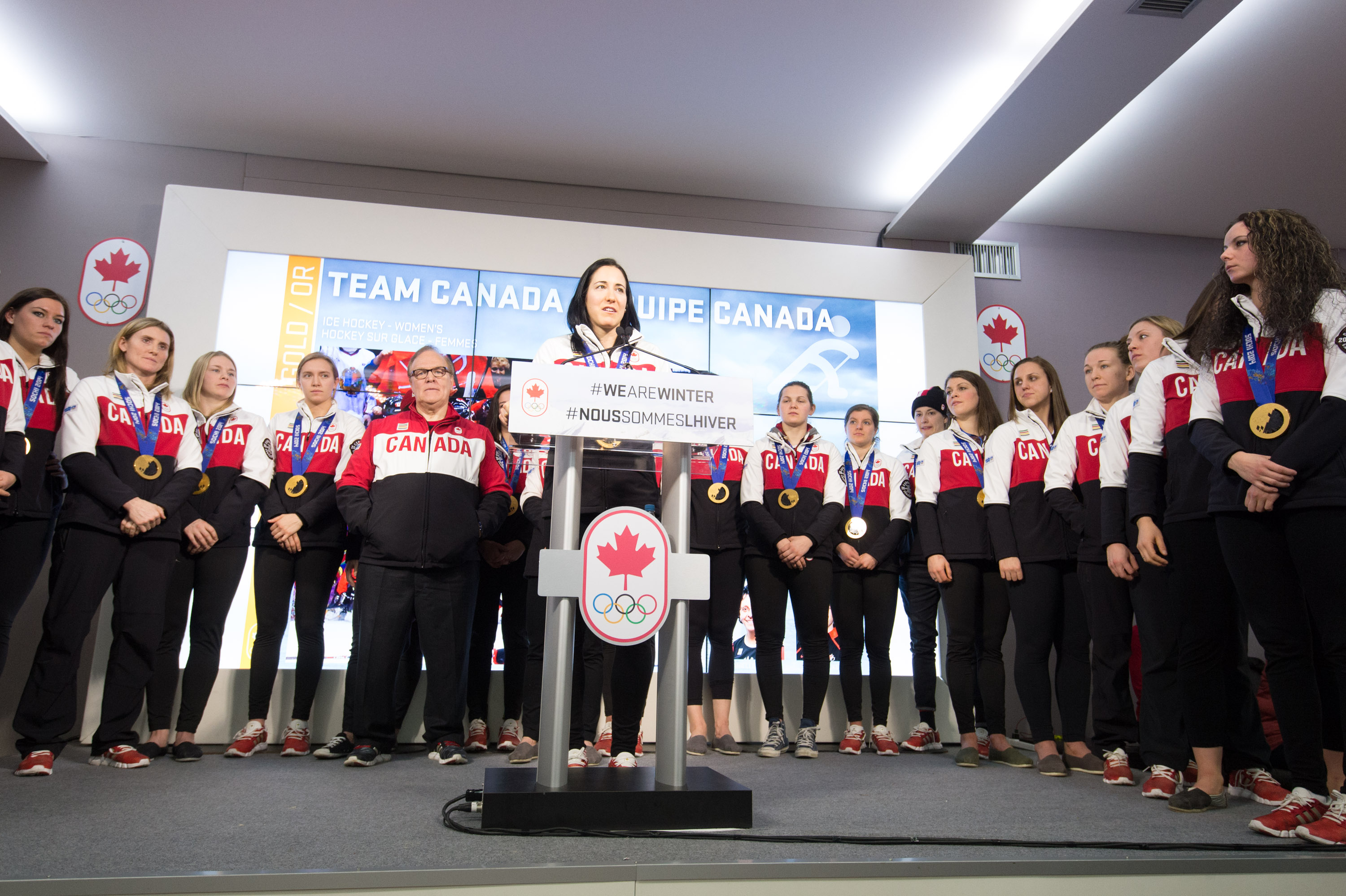 Célébration des médaillés