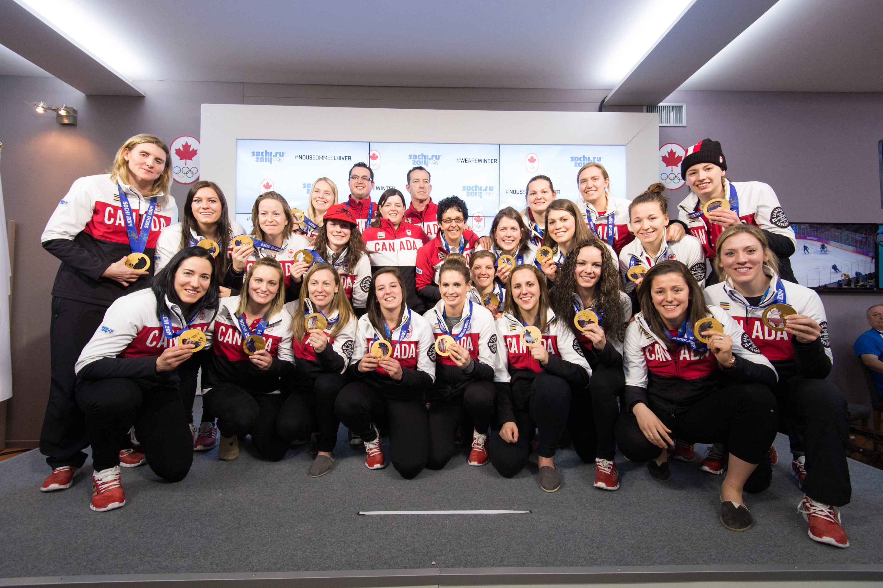 Célébration des médaillés