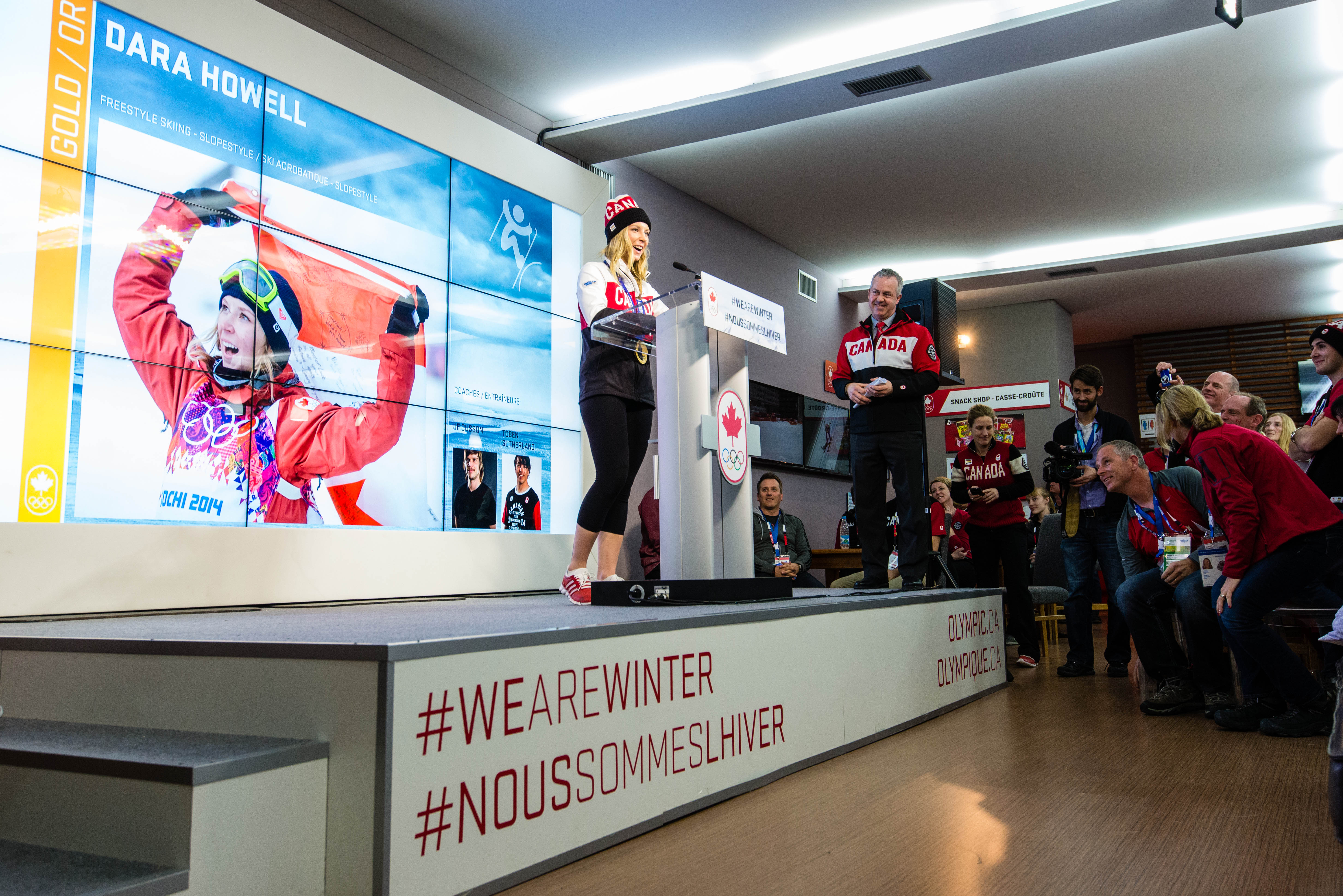 Célébration des médaillés