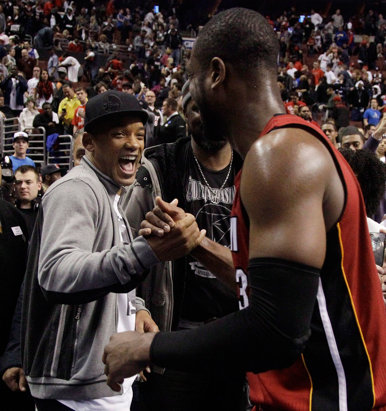Will Smith et Dwyane Wade. Photo : PC