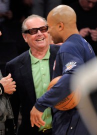 02421792 Jack Nicholson et Derek Fisher. Photo : PC
