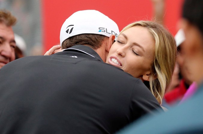 05292438 Dustin Johnson et Paulina Gretzky. Photo : PC