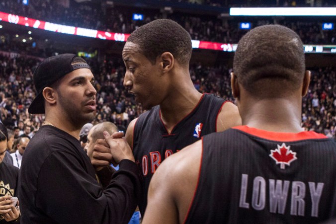 Drake; DeMar DeRozan Drake et Demar Derozan. Photo : PC