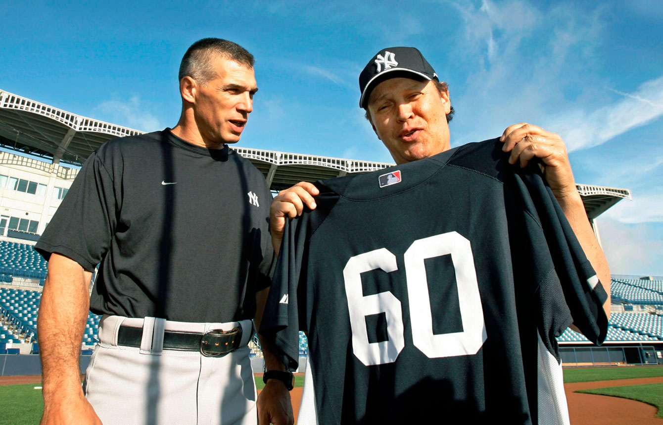 Billy Crystal et Joe Girardi. Photo : PC