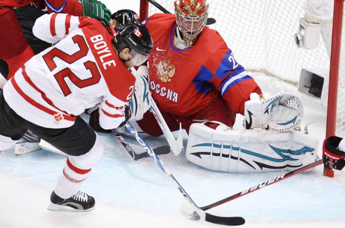 Dan Boyle et Evgeni Nabokov