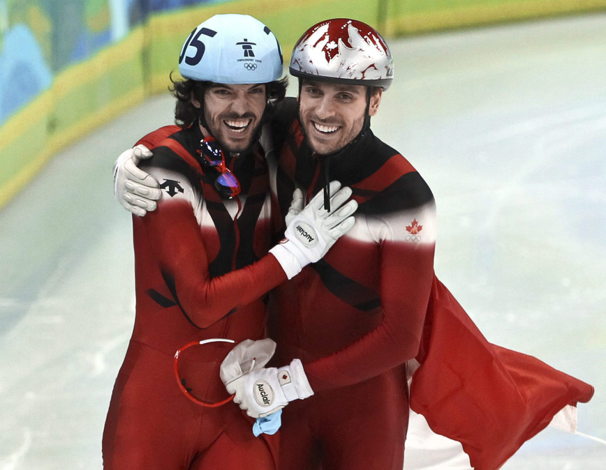 Charles Hamelin et Francois-Louis Tremblay