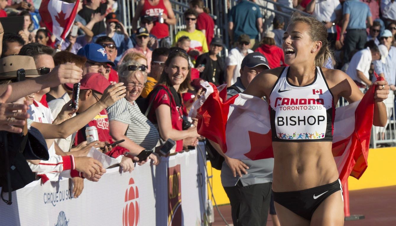 Melissa Bishop a triomphé au 800 m chez les femmes
