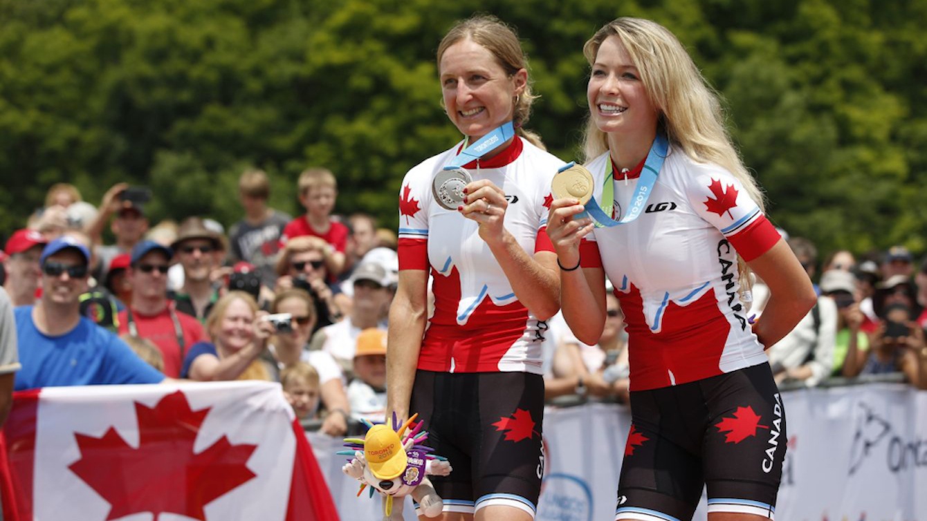 Emily Batty et Catharine Pendrel