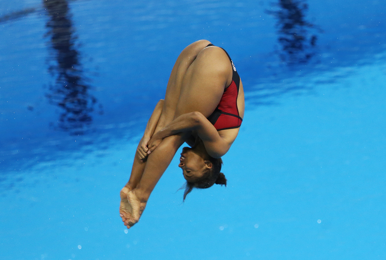 Jennifer Abel. Photo par Vaughn Ridley.