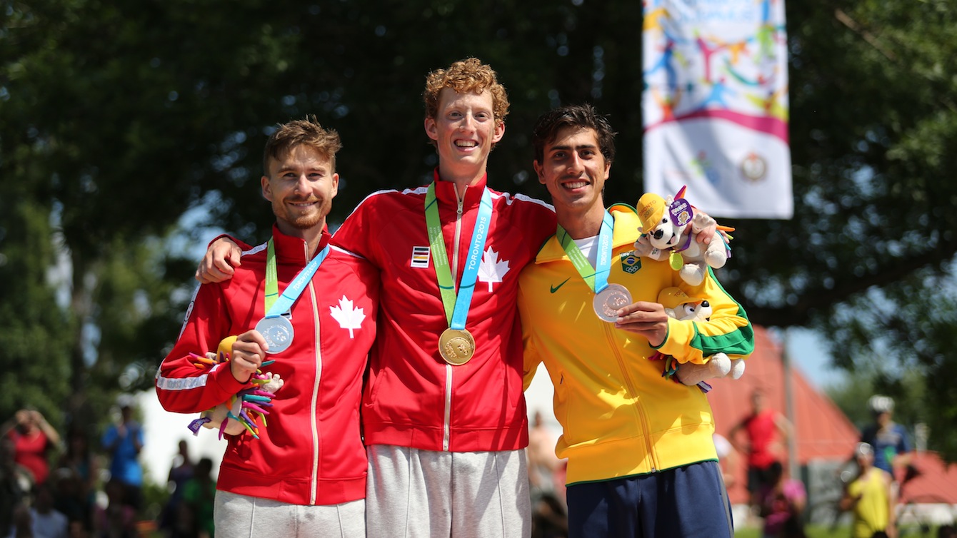 Inaki Gomez, Evan Dunfee et Caio Bonfim