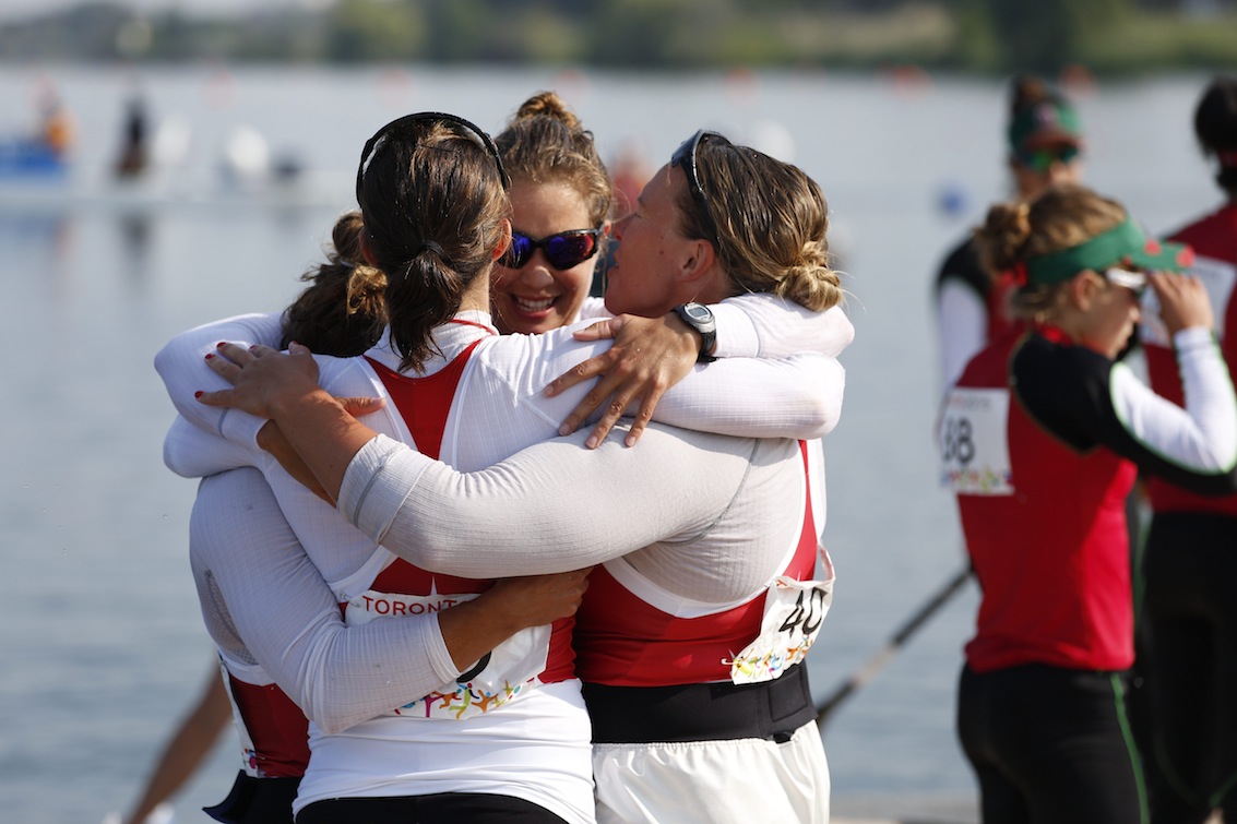 KC Fraser, Emilie Fournel Michelle Russell et Hannah Vaughan. Photo par by Michael P. Hall