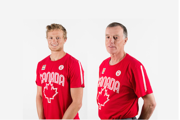 Evert McLaughlin (gauche) et Terry McLaughlin (à droite). Photo: Sail Canada