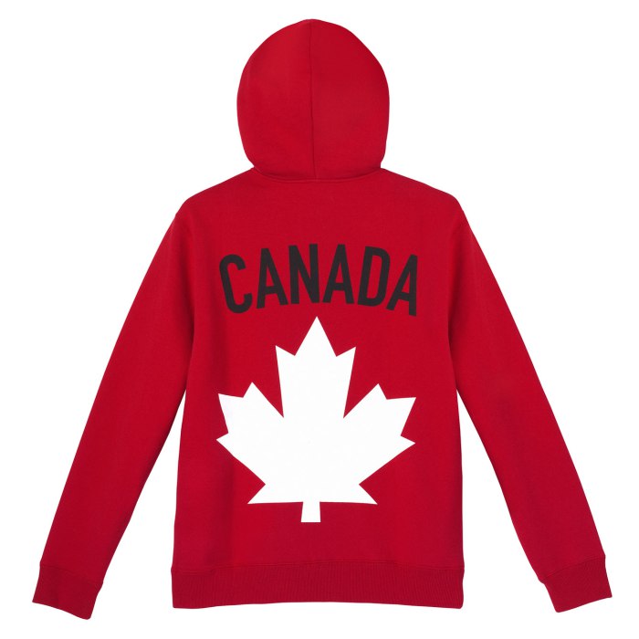 Veste à capuchon Feuille d’érable pour hommes — dos 95 $