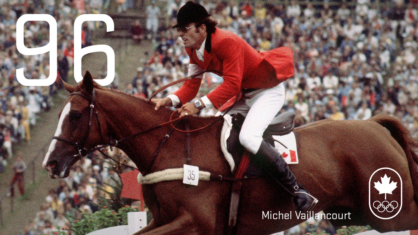 Jour 96 – Michel Vaillancourt: Montréal 1976, sport équestre (argent)