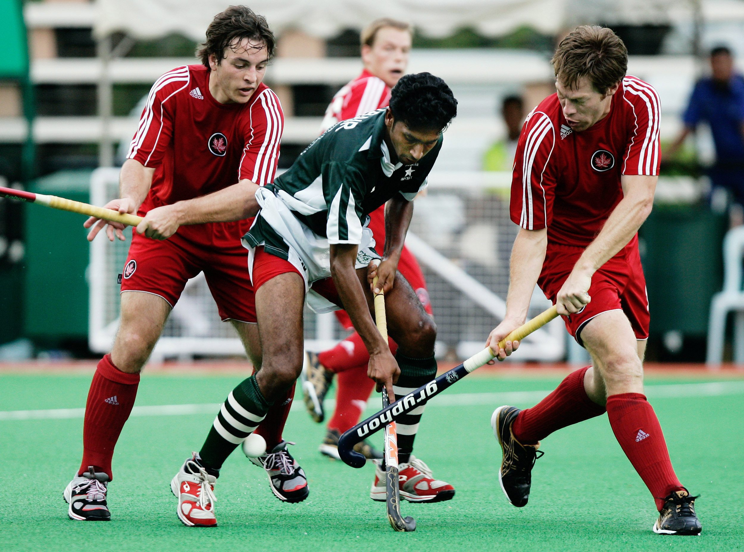 David Jameson (à gauche) lors du tournoi du Sultan Azlan Shah.
