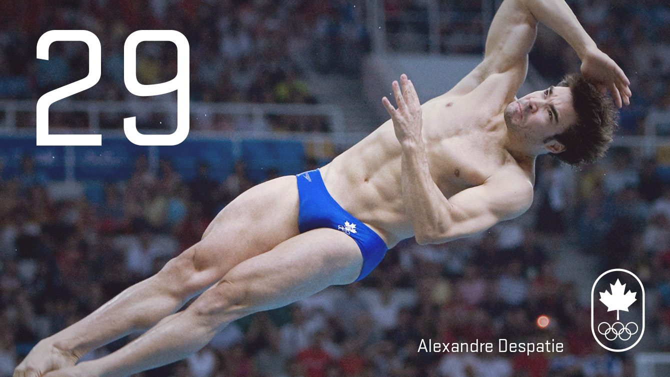 Jour 29 - Alexandre Despatie : Beijing 2008, plongeon (argent)