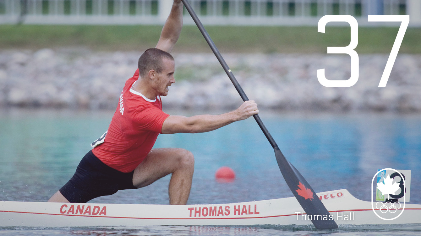 Jour 37 - Thomas Hall : Beijing 2008, canoë sprint (bronze)