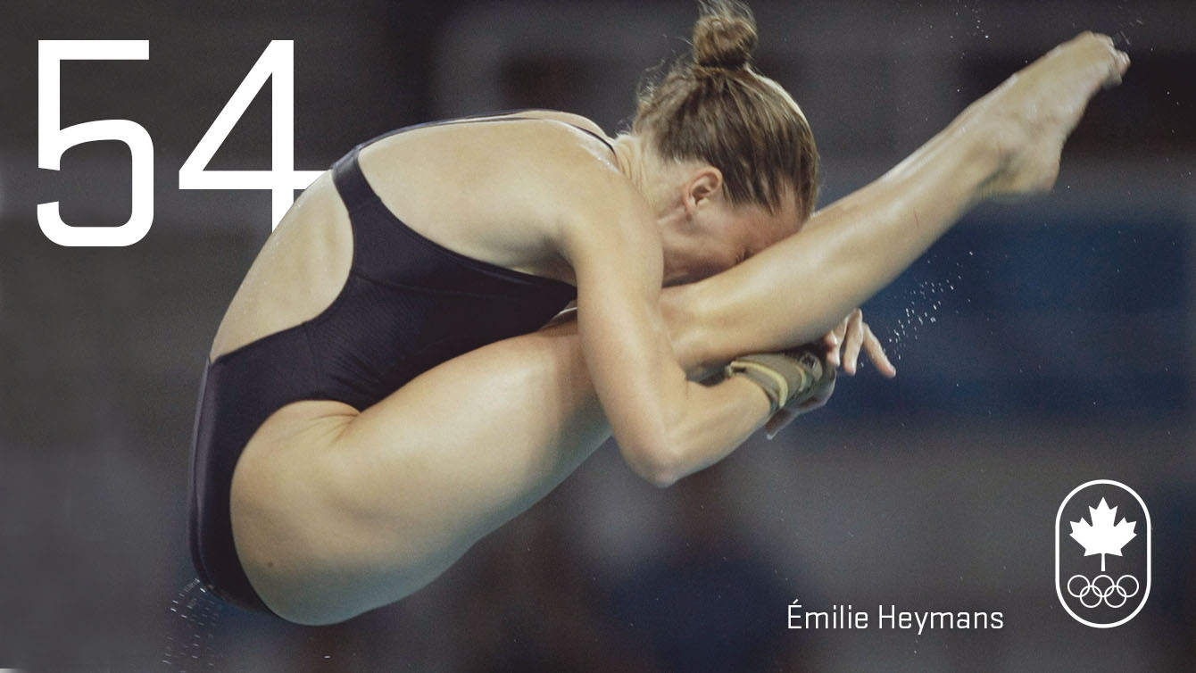 Jour 54 – Émilie Heymans: Beijing 2008, plongeon (argent)