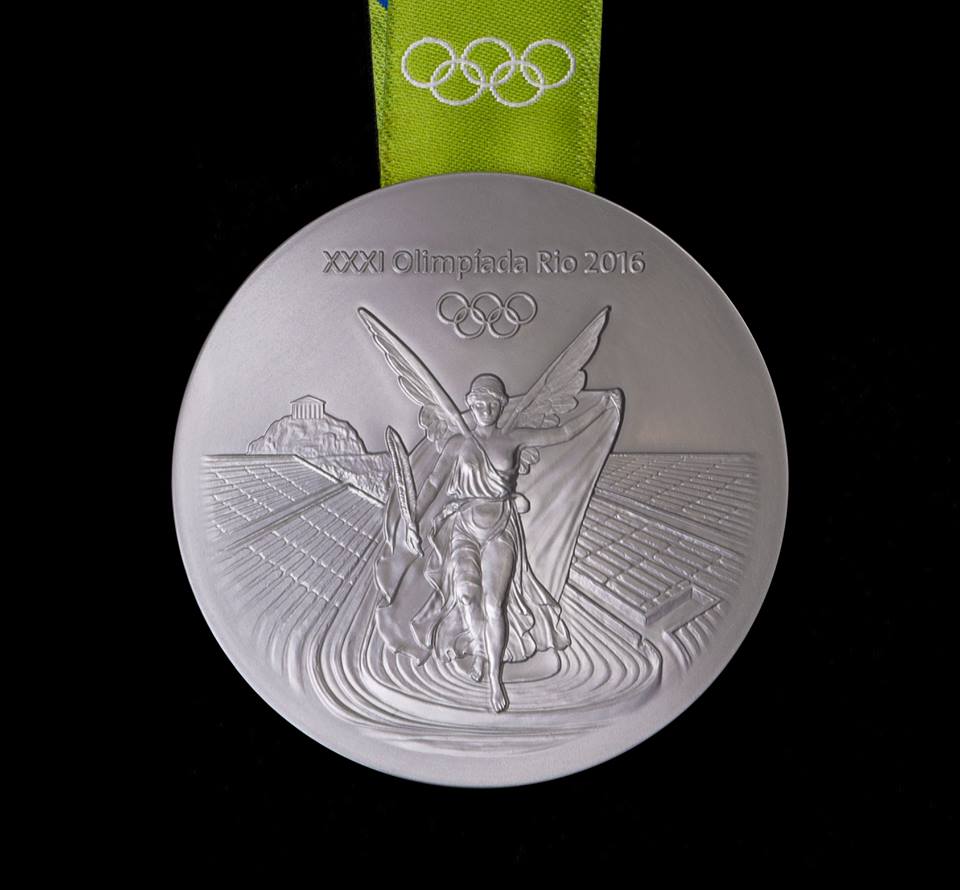 Médaille d'argent de Rio 2016 - Arrière