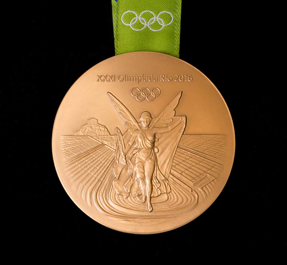Médaille d'or de Rio 2016 - Arrière