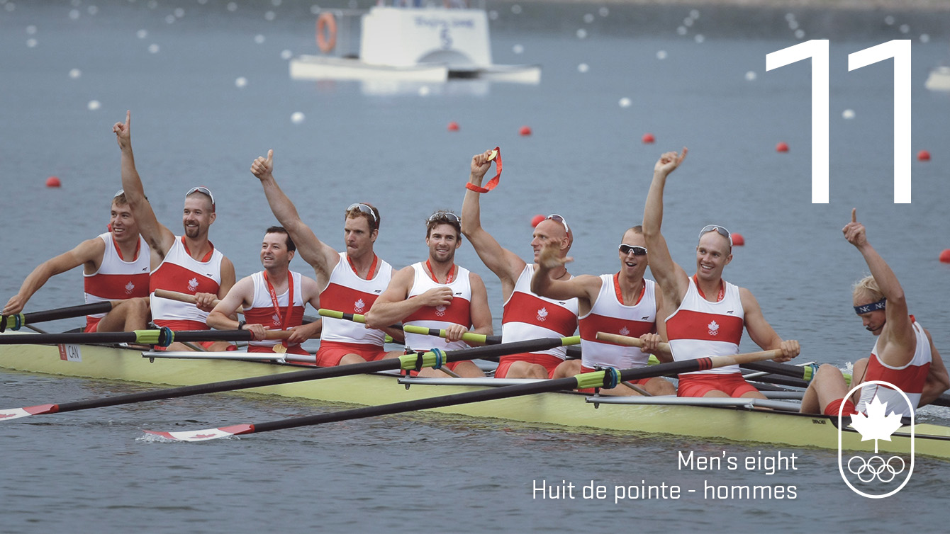 Jour 11 - Huit de pointe (M) : Beijing 2008, aviron (or)
