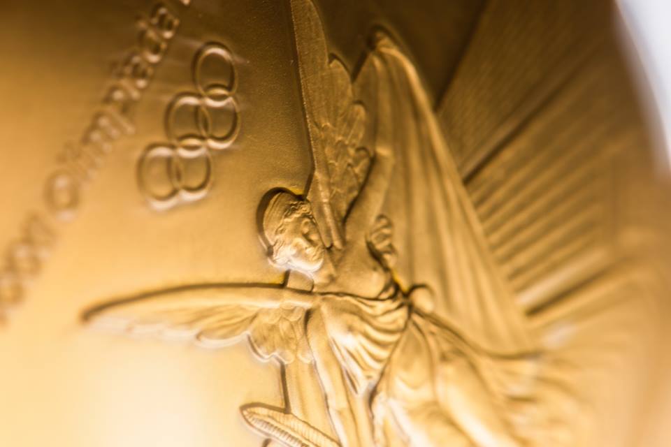 La médaille d'or des Jeux olympiques de 2016. (Photo : Rio 2016)