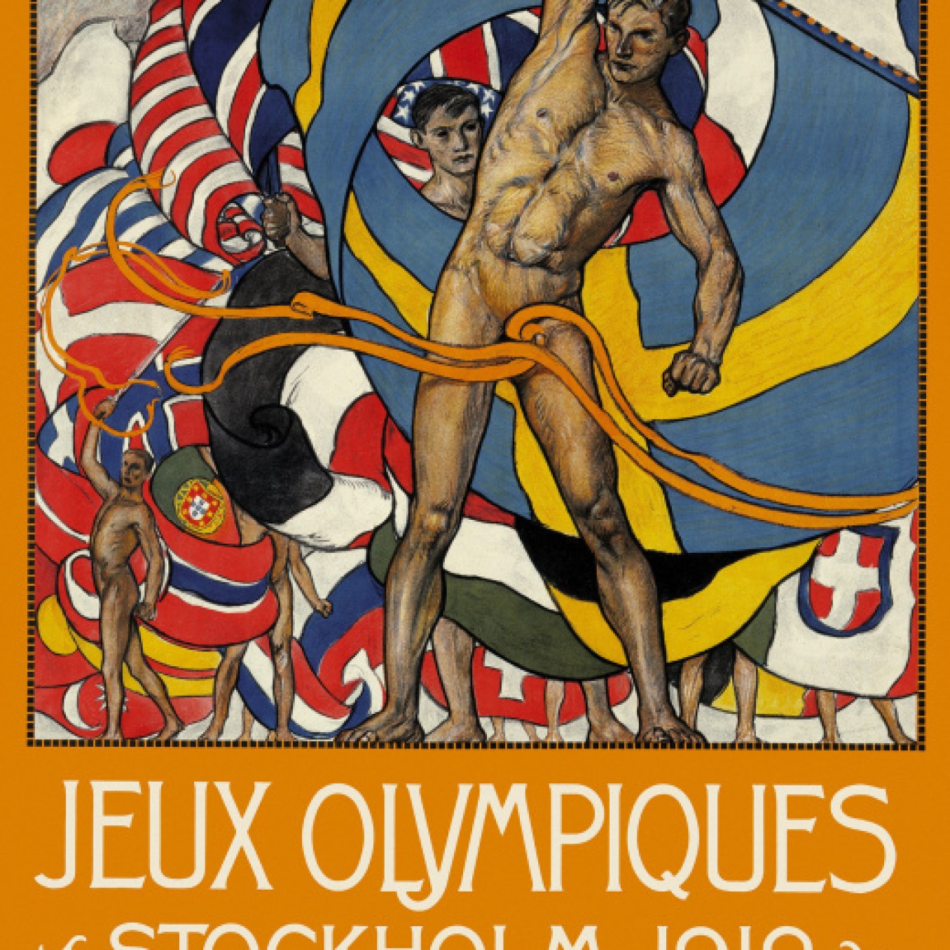 Affiche 1912 - Stockholm Jeux de Stokholm 1912