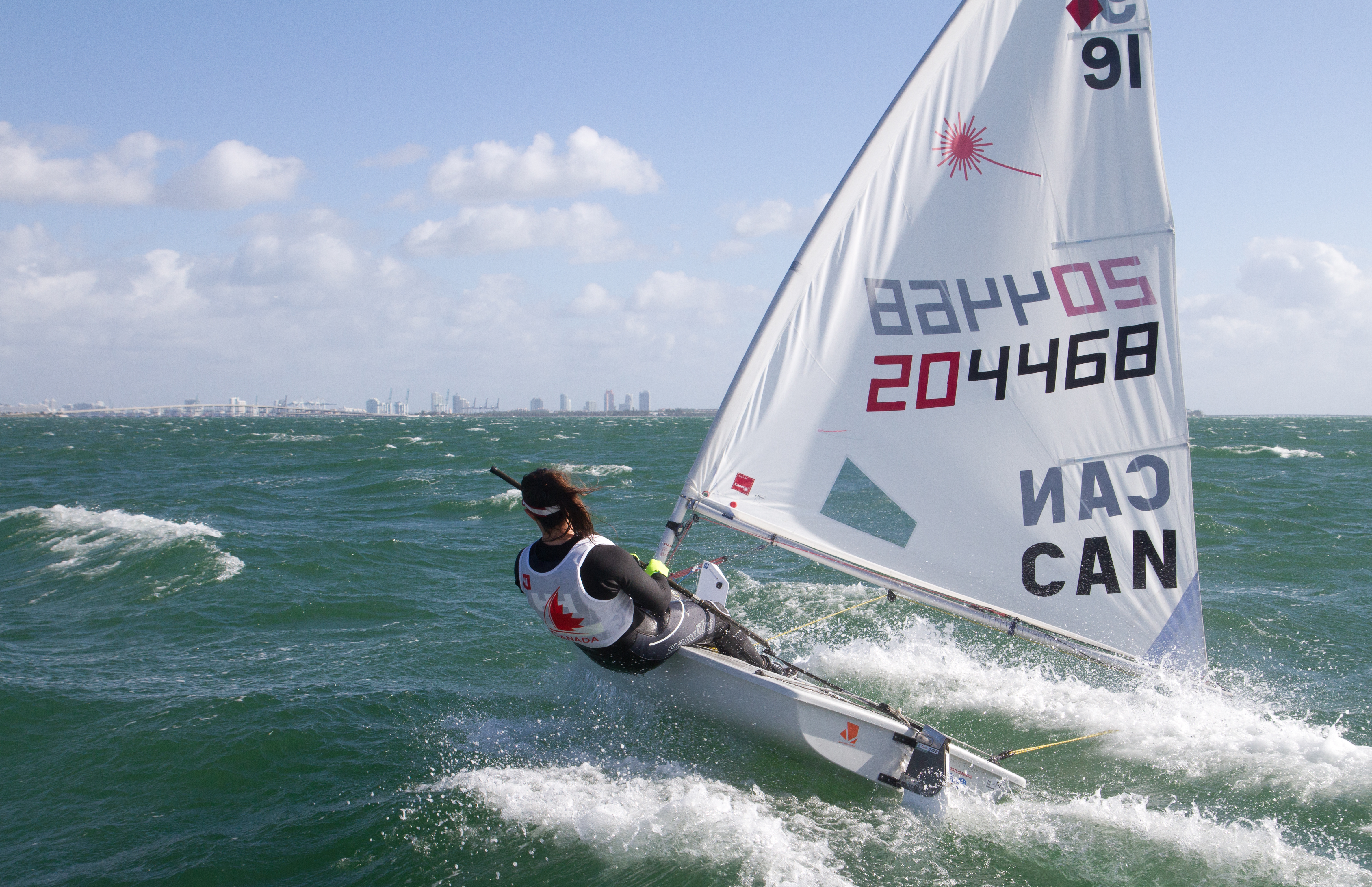 Brenda Bowskill et son laser radial.