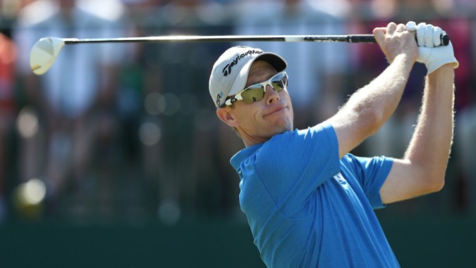British Open Golf David Hearn au British Open de 2014.