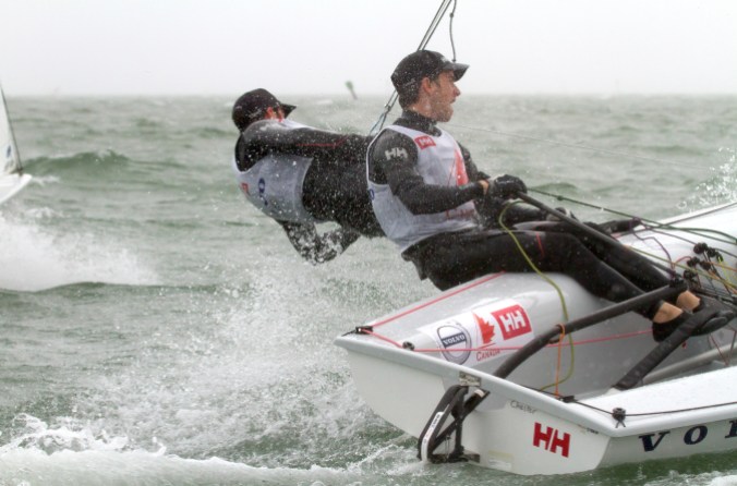 Jacob-and-Graeme-Saunders---470 Les frères Jacob et Graeme Saunders en 470.