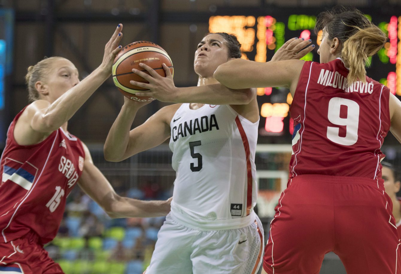 Kia Nurse a livré toute une performance face aux Serbes.