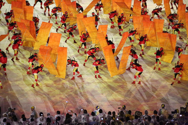 Cérémonie de clôture des Jeux olympiques de 2016, à Rio. Photo : COC