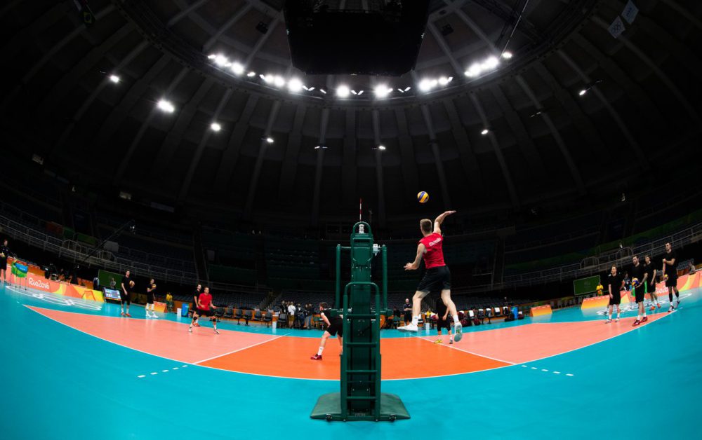 Équipe Canada à l’entraînement en vue du tournoi olympique des Jeux de Rio, 2016. COC Photo/Mark Blinch
