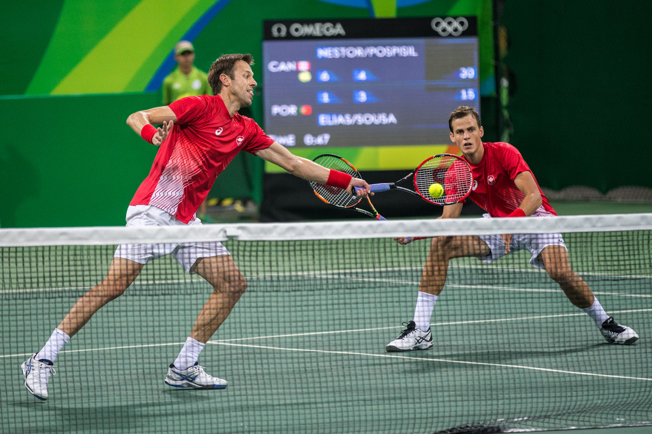 Equipe Canada - Tennis - Vasek Pospisil - Daniel Nestor - Rio 2016