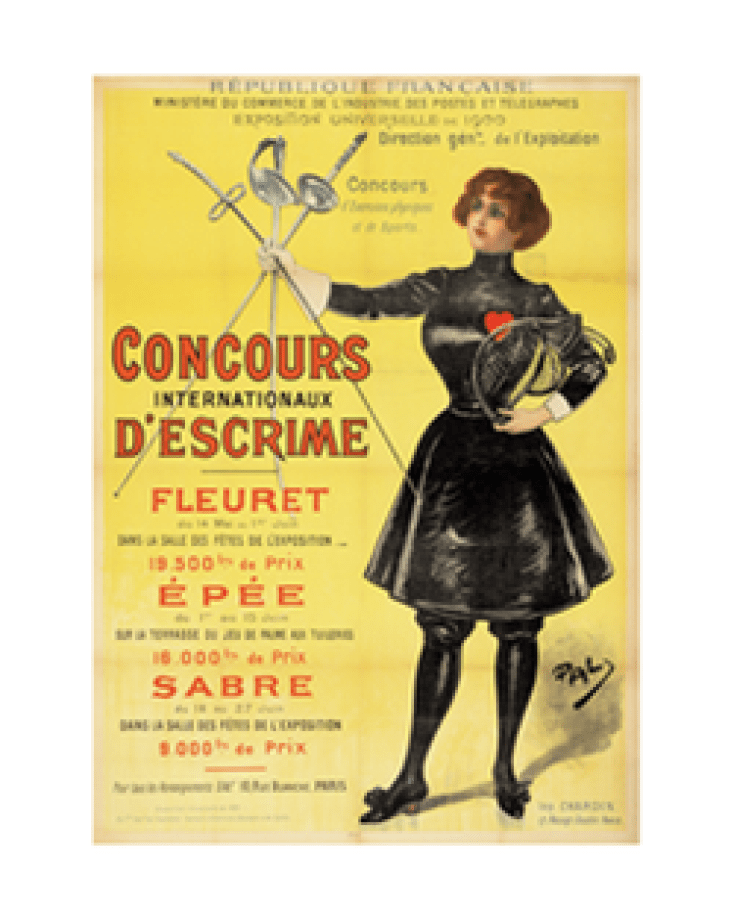 1900-paris L'affiche officielle des Jeux de Paris 1900.