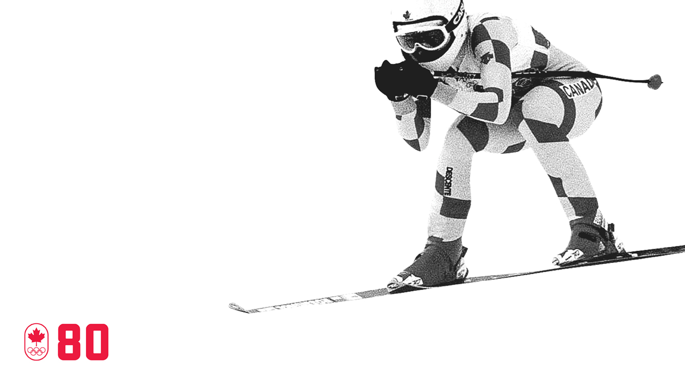Moins d’un mois avant ses débuts olympiques, Karen Percy a dû subir une opération pour un pouce fracturé. Déterminée comme jamais, la skieuse a gagné deux des cinq médailles du Canada à Calgary 1988, remportant le bronze en descente et au super-G. SOIS DÉTERMINÉ