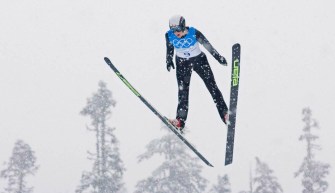 Equipe Canada - Mackenzie Boyd-Clowes during official training at the 2010 Vancouver Olympic Winter Games