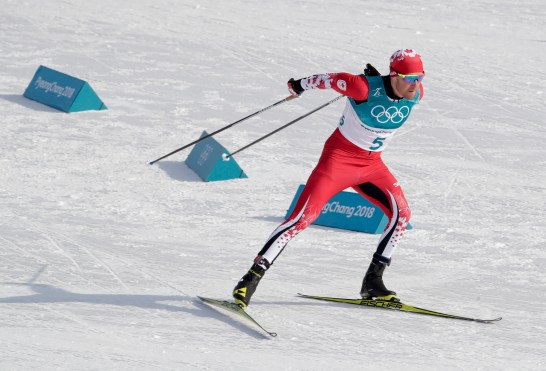 Graeme Killick a pris part au 15 km. (AP Photo/Dmitri Lovetsky)
