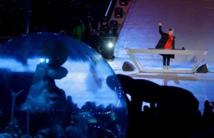 Pyeongchang Olympics Closing Ceremony Le DJ Martin Garrix des Pays-Bas pendant la cérémonie de clôture des Jeux de PeongChang 2018. (Photo: AP Photo/Chris Carlson)