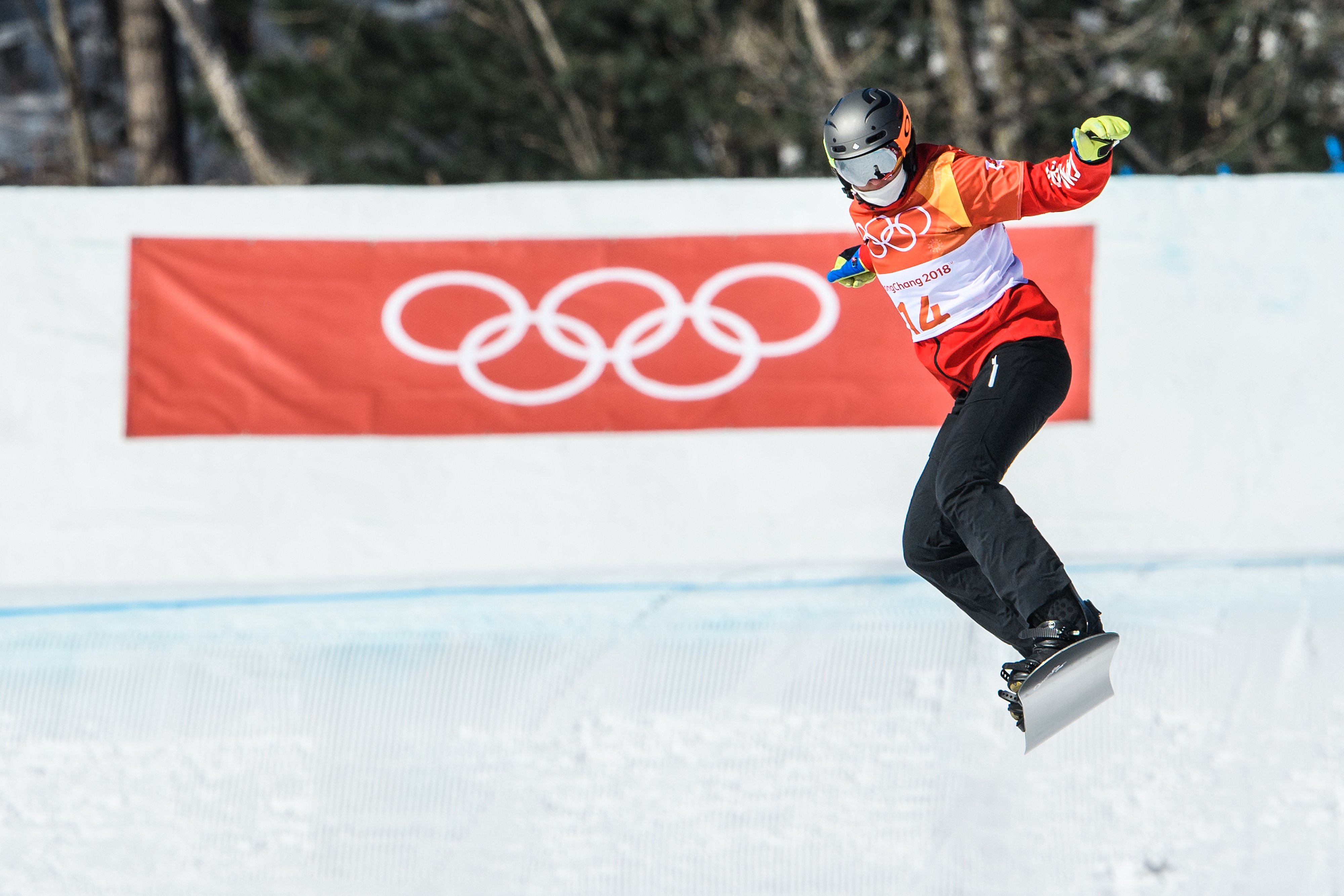 PYEONGCHANG, CORÉE DU SUD - 16 FÉVRIER: Tess Critchlow en pleine action lors du jour 7. (Photo by Vincent Ethier/COC)